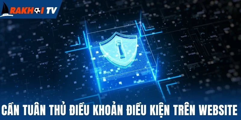 Cần tuân thủ điều khoản điều kiện trên website 