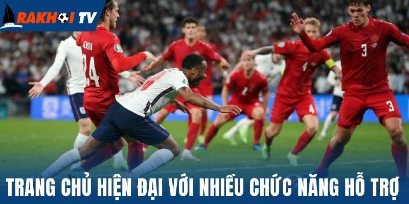 Trang chủ hiện đại với nhiều chức năng hỗ trợ