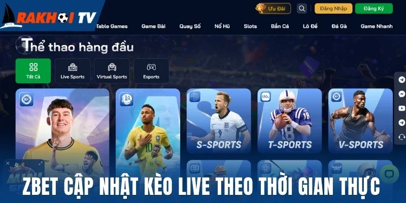 Zbet cập nhật kèo live theo thời gian thực