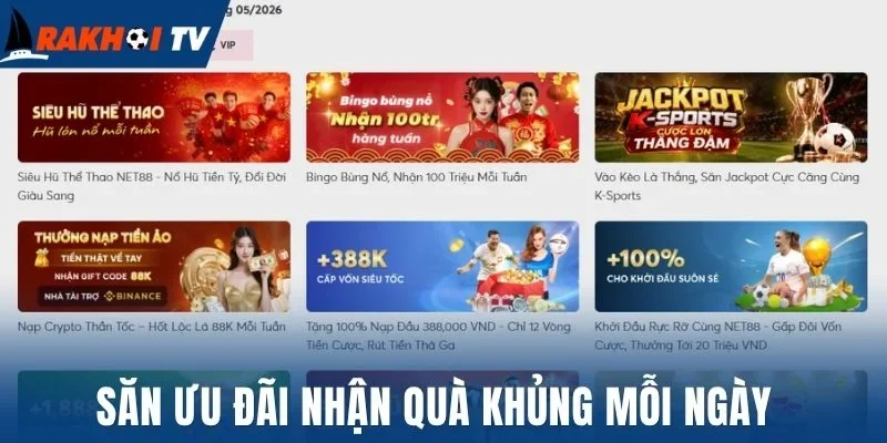 Săn ưu đãi nhận quà khủng mỗi ngày 