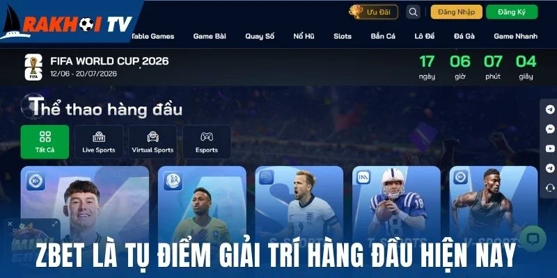 Zbet là tụ điểm giải trí hàng đầu hiện nay